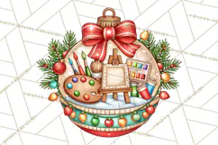 Sports Occupation Christmas Ornaments PNG Clipartt Product Image 4
