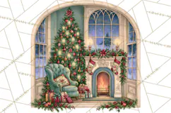 Christmas Through The Window PNG Clipart Product Image 5