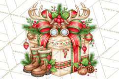 Sports & Occupations Christmas Gifts Clipart Product Image 2