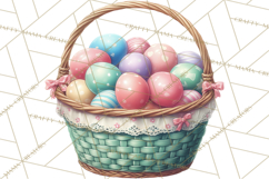 Easter Egg Hunt Clipart, Easter PNG, Sublimation Designs Product Image 4