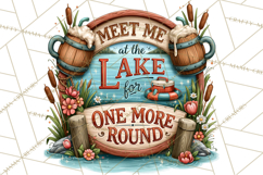 Lake Life Booze Clipart PNG Product Image 5