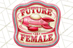 Girl Power Retro Diner Sign PNG Clipart Product Image 4