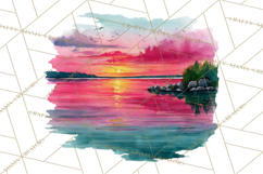 Watercolor Inspirational Landscape Backgrounds Product Image 4