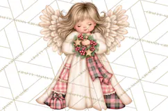 Buffalo Plaid Christmas PNG Clipart Product Image 2