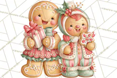 Gingerbread People Clipart, Gingerbread People Product Image 5