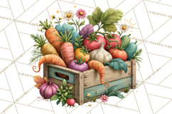 Small Town Summer Clipart PNG Scenes Product Image 5