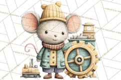 Mischievous Mouse Occupation Clipart PNG Product Image 4