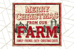 Vintage Christmas Signs Clipart PNG Product Image 5