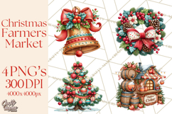 Christmas Farmers Market PNG Illustrations Product Image 1