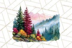 Watercolor Inspirational Landscape Backgrounds Product Image 5