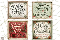 Farmhouse Christmas Signs PNG Product Image 1