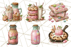 Milk Cookies Candy Chocolate Dessert Clipart PNG Product Image 2