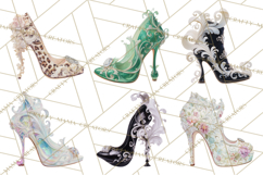 Glam High Heel Shoes PNG Clipart Luxury Fashion Heels Product Image 2