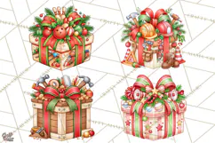 Sports & Occupations Christmas Gifts Clipart Product Image 1