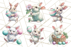 Easter Egg Hunt Clipart, Easter PNG, Sublimation Designs Product Image 3