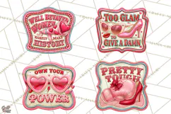 Girl Power Retro Diner Sign PNG Clipart Product Image 1