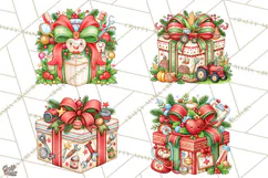 Sports & Occupations Christmas Gifts Clipart Product Image 1