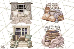Reading Escape Clipart PNG | Inspirational Png Product Image 1