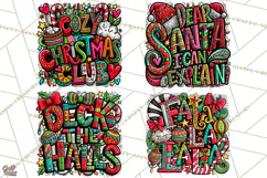 Whimsical Christmas Shirt Graphic PNG Holiday Doodle Quote Product Image 1