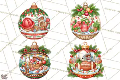 Sports Occupation Christmas Ornaments PNG Clipart Product Image 1
