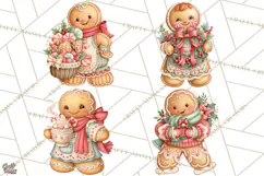 Gingerbread People Clipart, Gingerbread People Product Image 1