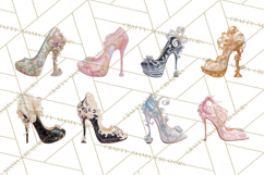 Glam High Heel Shoes PNG Clipart Luxury Fashion Heels Product Image 6