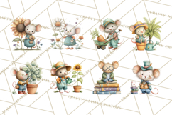 Mischievous Mouse Occupation Clipart PNG Product Image 7