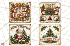 Vintage Mid Century Christmas Signs | Holiday Quotes Product Image 1