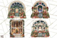 Christmas Through The Window PNG Clipart Product Image 1