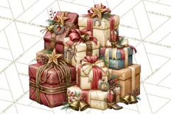 Western Christmas Clipart PNG, Cowboy Christmas, Rustic Product Image 3