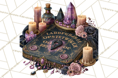 Witch Psychic Gothic Supernatural Clipart PNG Product Image 3