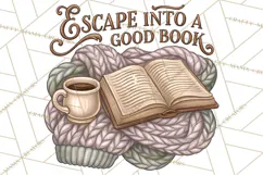 Reading Escape Clipart PNG | Inspirational Png Product Image 3