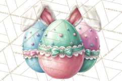 Easter Egg Hunt Clipart, Easter PNG, Sublimation Designs Product Image 2