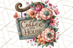 Small Town Summer Clipart PNG Scenes Product Image 3