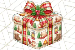 Multi Christmas Gifts Clipart PNG, Themed Wrapped Presents Product Image 4