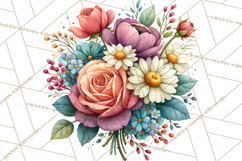 Heartfelt Inspirational Floral PNG Clipart Product Image 3