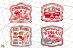 Girl Power Retro Diner Sign PNG Clipart Product Image 1