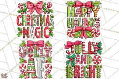 Whimsical Christmas Shirt Graphic PNG Holiday Doodle Quote Product Image 1