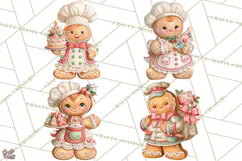 Gingerbread People Clipart, Gingerbread People Product Image 1