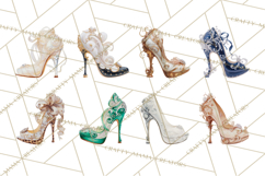 Glam High Heel Shoes PNG Clipart Luxury Fashion Heels Product Image 8