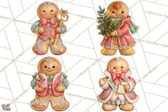 Gingerbread People Clipart, Gingerbread People Product Image 1
