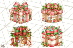 Sports & Occupations Christmas Gifts Clipart Product Image 1