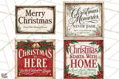 Farmhouse Christmas Signs PNG Product Image 1