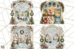 Christmas Through The Window PNG Clipart Product Image 1