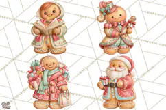 Gingerbread People Clipart, Gingerbread People Product Image 1