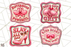 Girl Power Retro Diner Sign PNG Clipart Product Image 1