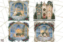 Christmas Through The Window PNG Clipart Product Image 1