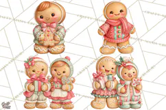 Gingerbread People Clipart, Gingerbread People Product Image 1