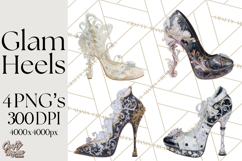 Glam High Heel Shoes PNG Clipart Luxury Fashion Heels Product Image 1