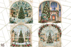 Christmas Through The Window PNG Clipart Product Image 1